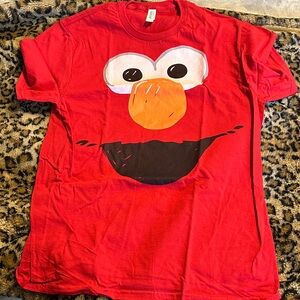 Jerzees Red Elmo Women's Short Sleeve Tee